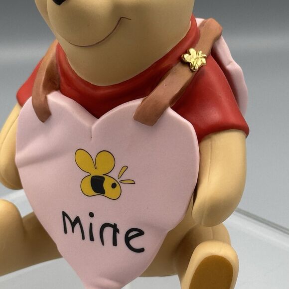 Vintage Disney Pooh and Friends Winnie the Pooh Be Mine Figurine Valentines - Picture 9 of 11